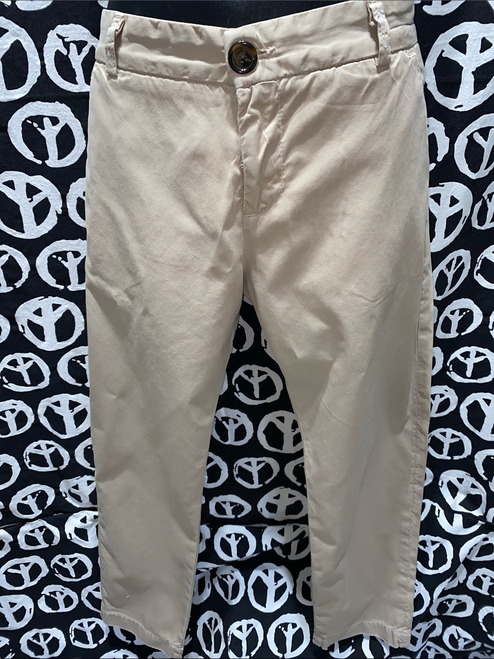 Current/Elliott Beige Chino Pants - Classic Neutral Khaki Sz 24 (32Waist)